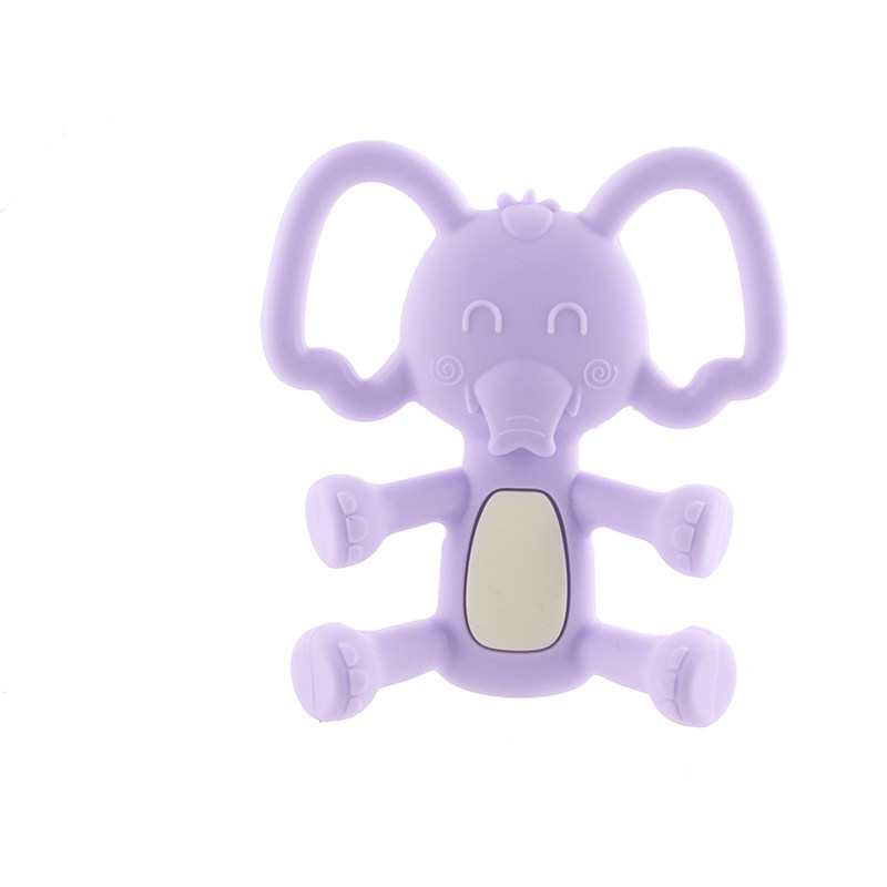 Silicone Teething Toy Elephant Design BPA Free Baby Chew Teething Teether